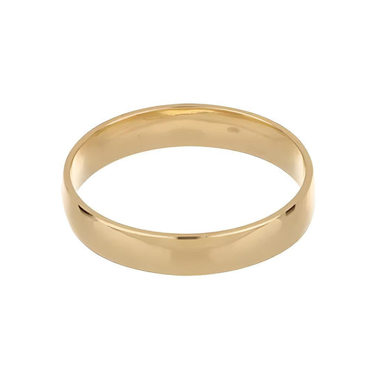 Wide gold ring