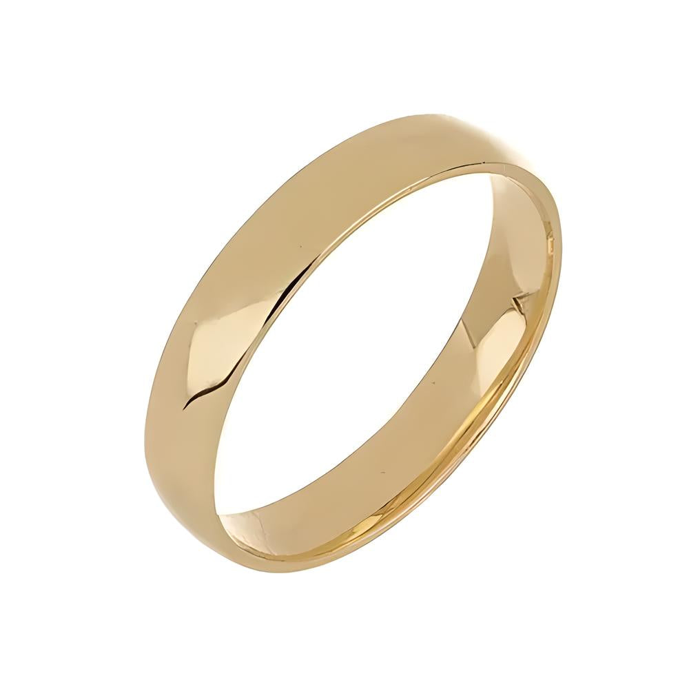 Wide gold ring