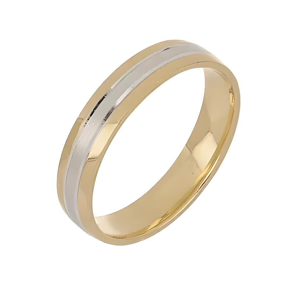 Thin gold ring