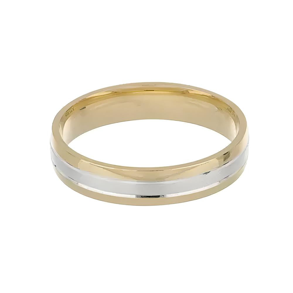 Thin gold ring